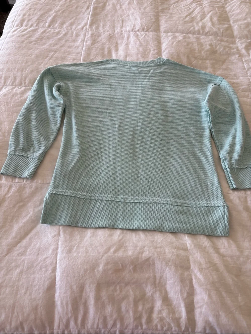 Pink Republic Girls Green Crew Neck Long Sleeve Knit Pullover Shirt Large 14